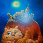«Чудо-юдо-кот», холст, масло